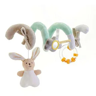 Chicco My Sweet Doudou - Juego de cuerda de paseo de suave tejido con 3 actividades de juego