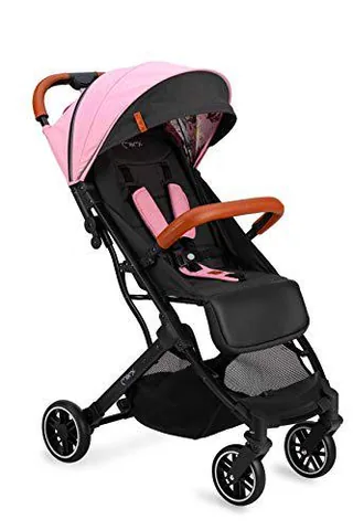 MoMi ESTELLE Silla de Paseo Ligera y Plegable, Carrito de Bebé Compacto con Respaldo Reclinable