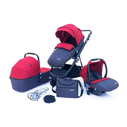 Petex - Carrito de bebé rojo de Petex