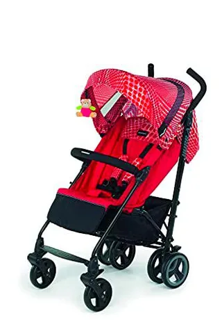 Foppapedretti Hurrà Cochecito compacto para niños de 0 a 3 años, color rojo