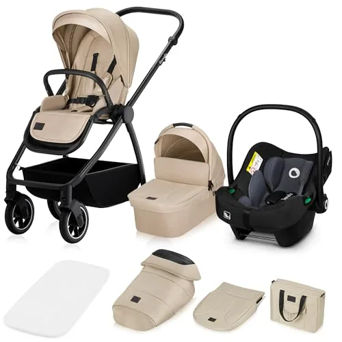 LIONELO MERIL 3 en 1 Cochecito de Bebé Multiusos 0-48 Meses Hasta 22 kg