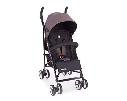 KikkaBoo 31001030076 Beetle Grey - Cochecito de bebé (6000 g), color gris
