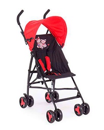 KikkaBoo 31001030050 Sunny Red Melange - Cochecito de bebé (5000 g), color rojo