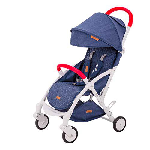 BeBe-Mobile 5902479553917 RIO - Cochecito de bebé, plegable, color azul