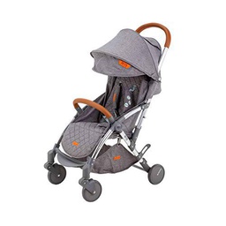 BeBe-Mobile 5902479553900 RIO - Cochecito de bebé plegable, color gris
