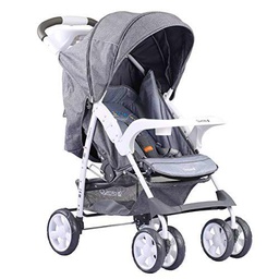BeBe-Mobile 5902479503158 IMOLA - Cochecito de bebé plegable, color gris
