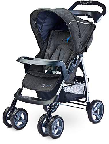 TERO-55101 Monaco - Carrito de bebé, color negro