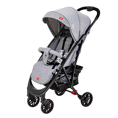 BeBe-Mobile 5902479569574 LEVI - Cochecito de bebé plegable, color gris