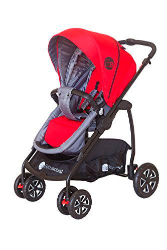 Asalvo Style - Trío silla de paseo, color rojo