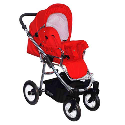 Eichhorn City - Cochecito deportivo, color rojo