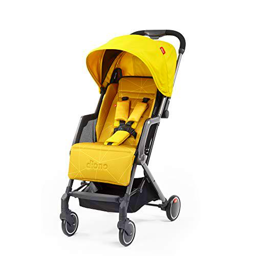 Diono Traverze Cochecito compacto estilo equipaje, azufre amarillo