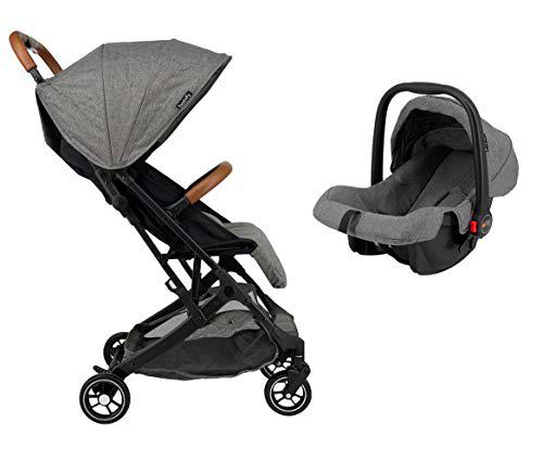Silla de Paseo + Grupo 0 Star Ibaby Duo Plus. Color Gris.