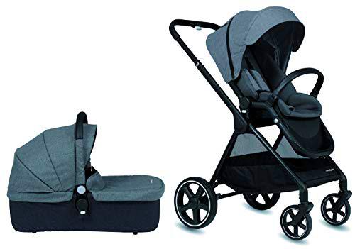 Cochecito de paseo Casualplay Optim con capazo, color gris