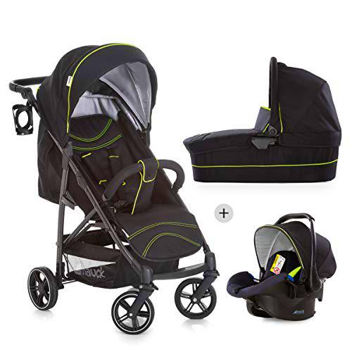 Hauck Rapid 4S Plus Trioset con capazo y asiento para bebé y asiento reclinable