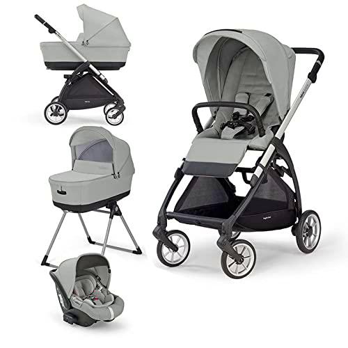 Sillas de paseo marca Inglesina. Modelo System Quattro Electa Darwin Greenwich Silver