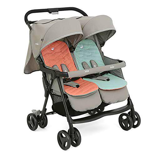 Sillas de paseo marca Joie. Modelo Poussette Double Aire Twin Nectar Mineral Joie