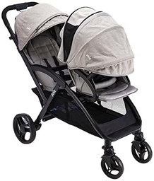 Sillas de paseo marca Joie. Modelo Poussette Double Evalite Duo Grey Flannel Joie