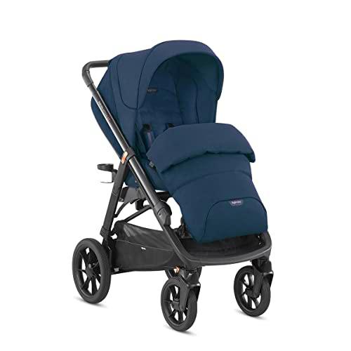 Sillas de paseo marca Inglesina. Modelo APTICA XT STROLLER TOTAL BLACK POLAR BLUE