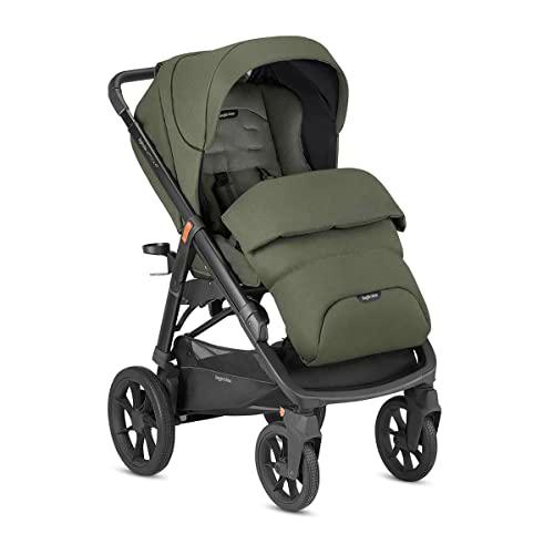 Sillas de paseo marca Inglesina. Modelo APTICA XT STROLLER TOTAL BLACK SEQUOIA GREEN