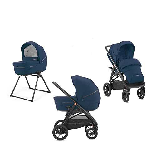 Carritos con capazos marca Inglesina. Modelo SYST. DUO APTICA XT POLAR BLUE