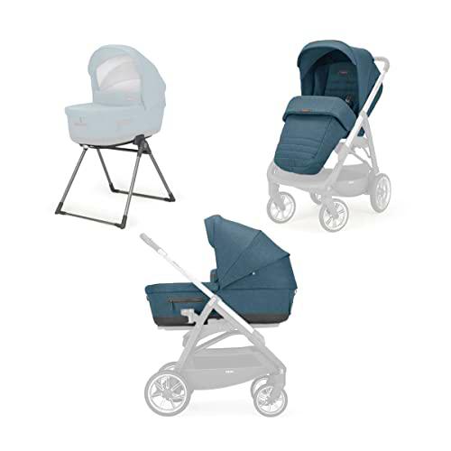 Carritos con capazos marca Inglesina. Modelo SYSTEM DUO APTICA VANCOUVER BLUE