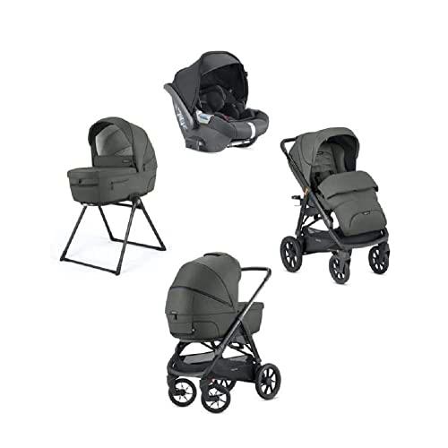 Carritos con capazos marca Inglesina. Modelo SYSTEM QUATTRO APTICA XT CAB CHARCOAL GREY