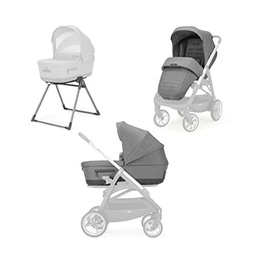 Carritos con capazos marca Inglesina. Modelo SYSTEM DUO APTICA KENSINGTON GREY