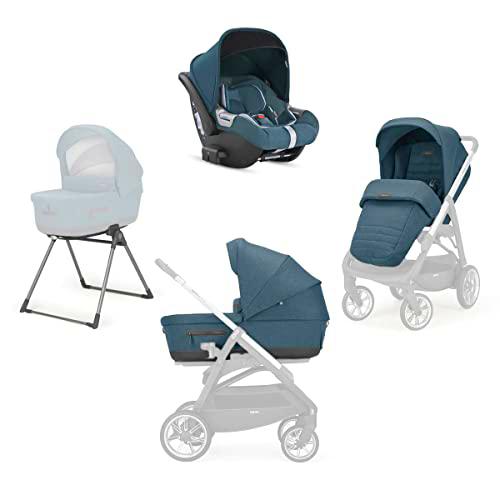 Carritos con capazos marca Inglesina. Modelo SYSTEM QUATTRO APTICA CAB VANCOUVER BLUE