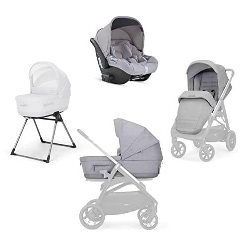 Carritos con capazos marca Inglesina. Modelo SYSTEM QUATTRO APTICA CAB SILK GREY