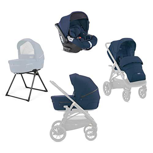 Carritos con capazos marca Inglesina. Modelo SYSTEM QUATTRO APTICA XT CAB POLAR BLUE