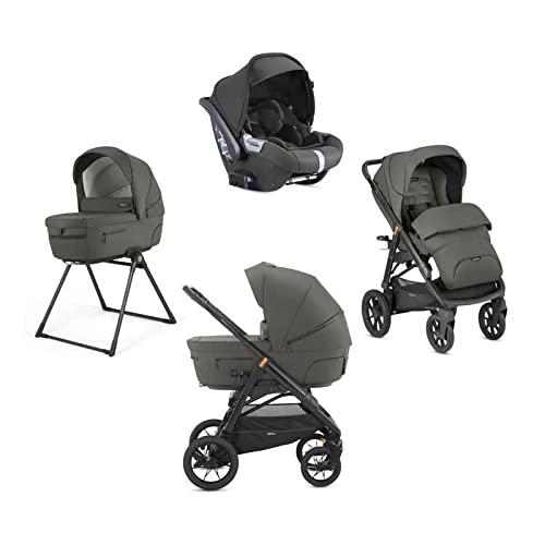 Carritos con capazos marca Inglesina. Modelo SYSTEM QUATTRO APTICA XT DARWIN CHARCOAL GREY