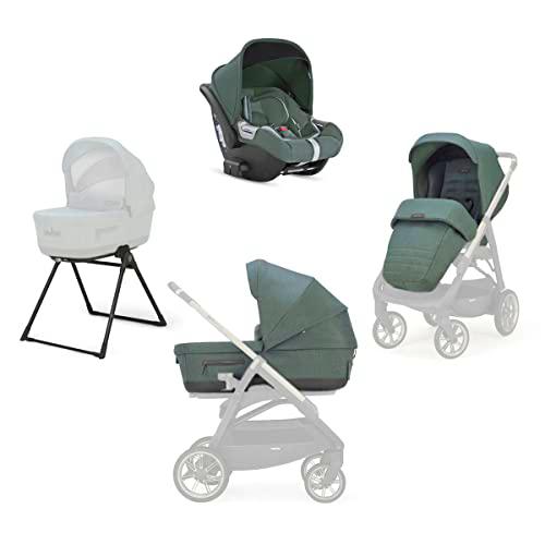 Carritos con capazos marca Inglesina. Modelo SYSTEM QUATTRO APTICA DARWIN NEPTUNE GREYISH