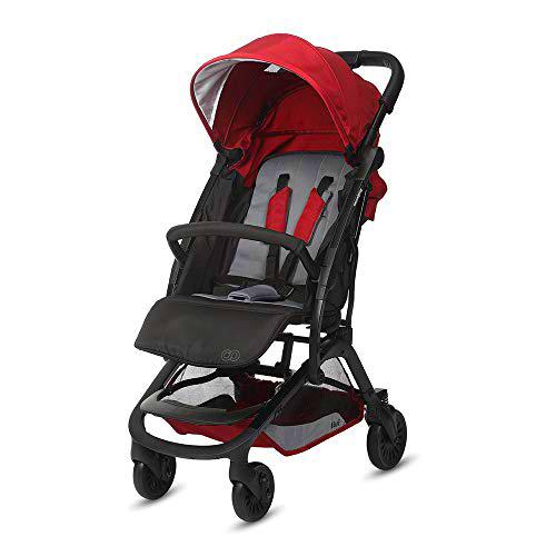Casualplay Livi - Silla de paseo plegable tipo Libro, color Rojo