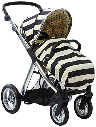 Vital Innovations Omm Oyster Max Chasis de plata + Color del paquete para asiento unidad negro/blanco