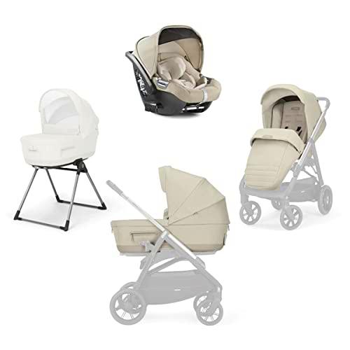 Carritos con capazos marca Inglesina. Modelo SYSTEM QUATTRO APTICA CAB CASHMERE BEIGE