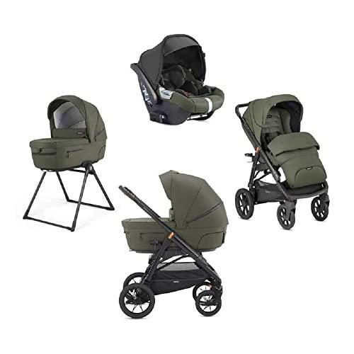 Carritos con capazos marca Inglesina. Modelo SYSTEM QUATTRO APTICA XT DARWIN SEQUOIA GREEN