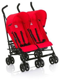 Inglesina AH84E0CHL - Cochecito doble, color rojo