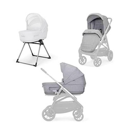 Carritos con capazos marca Inglesina. Modelo SYSTEM DUO APTICA SILK GREY