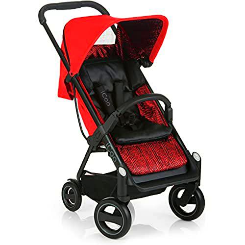 ICOO Silla de paseo compacta Acrobat hasta 18 kg con función de tumbado desde el nacimiento