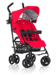 Inglesina 82F0CHL - Cochecito de lujo completo para viaje, color rojo