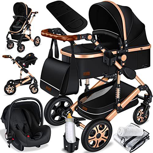 KESSER® Loops 3 in 1 Stroller combo juego completo de sillas de paseo incl